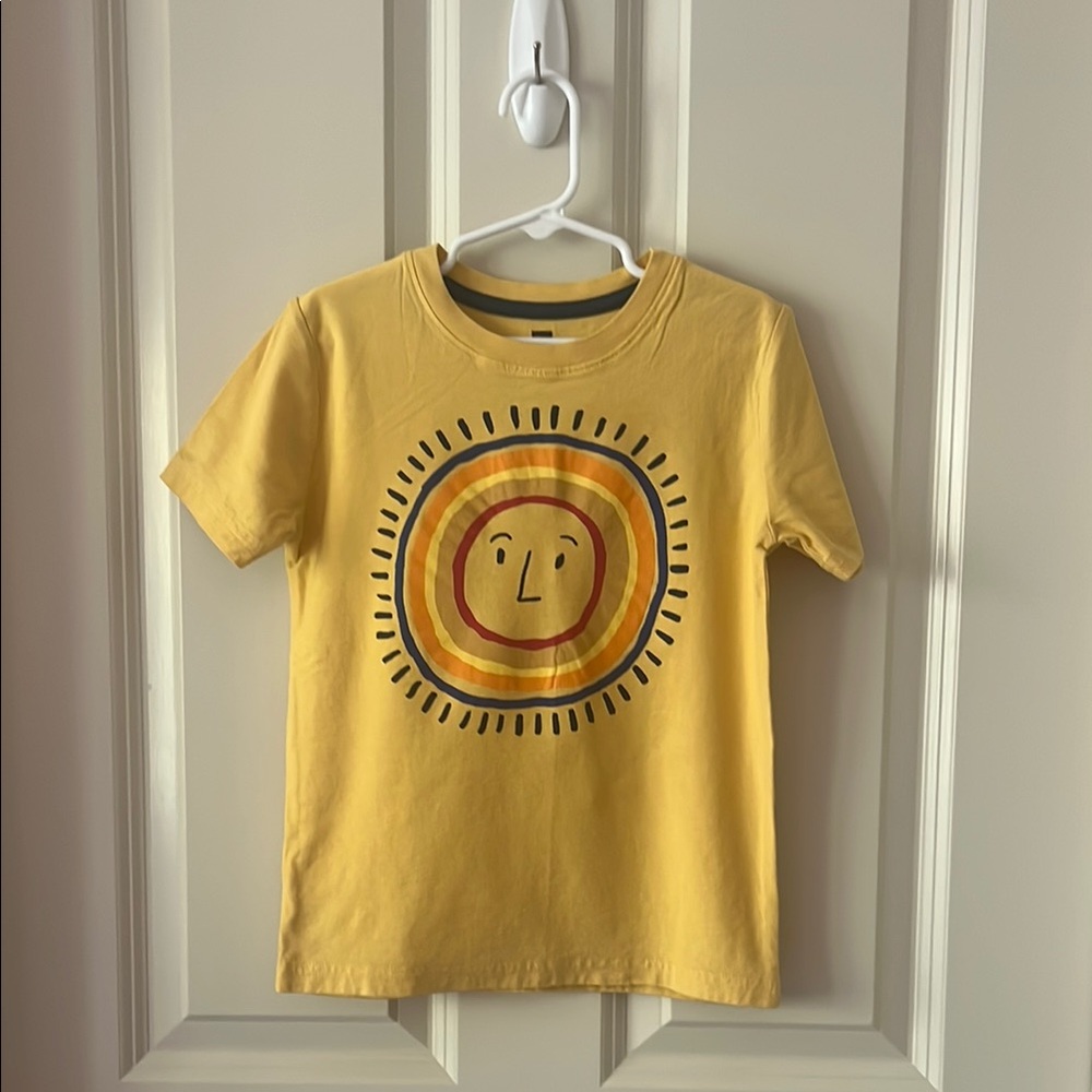 Tea Collection Sunny Face Yellow Tee